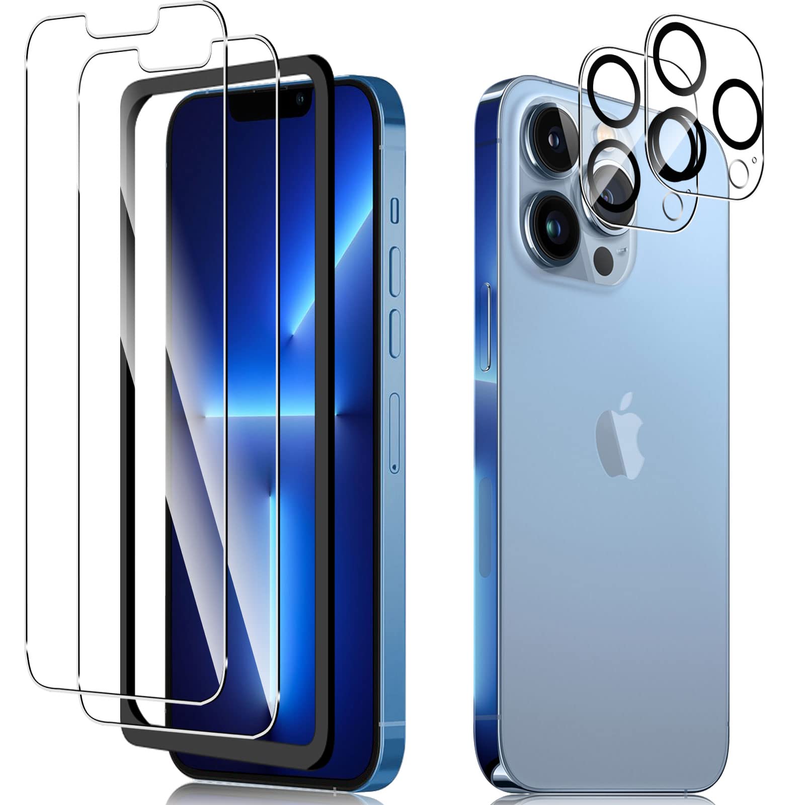 Amazon | Freesun iPhone 13 Pro用 ガラスフィルム(2枚入)+カメラ